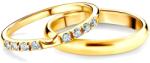 SAVICKI Verighete The Journey: aur, diamante, semicirculare, 2 mm și 3 mm