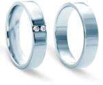 SAVICKI Verighete: aur alb, plate, 4 mm - savicki - 7 542,00 RON
