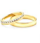 SAVICKI Verighete Dream: aur, safir alb, plate, 3 mm