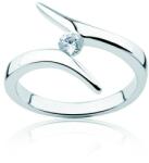 SAVICKI Inel de logodnă Minimalism: aur alb, diamant - savicki - 5 265,00 RON