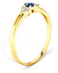 SAVICKI Inel Heart of the Ocean: aur, safir albastru - savicki - 3 498,00 RON