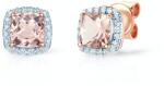 SAVICKI Cercei SAVICKI: aur roz, morganite, diamante - savicki - 4 624,00 RON