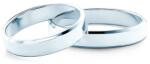 SAVICKI Verighete: aur alb, cu profil frezat, 4 mm - savicki - 8 701,00 RON