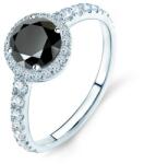SAVICKI Inel de logodnă This is Love: aur alb, diamant negru - savicki - 10 651,00 RON