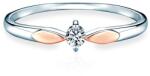 SAVICKI Inel de logodnă SAVICKI: aur bicolor, diamant - savicki - 5 392,00 RON