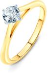 SAVICKI Inel de logodnă The Light: aur bicolor, cu diamant - savicki - 9 589,00 RON