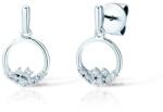 SAVICKI Cercei cerc SAVICKI: aur alb, diamante - savicki - 2 094,00 RON