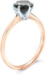 SAVICKI Inel de logodnă The Journey: aur bicolor, diamant negru - savicki - 12 561,00 RON