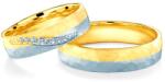 SAVICKI Verighete: aur bicolor, semicirculare, 5 mm - savicki - 12 720,00 RON