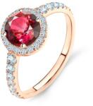 SAVICKI Inel de logodnă This is Love: aur roz, rubin - savicki - 13 756,00 RON