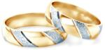SAVICKI Verighete: aur bicolor, semicirculare, 4, 3 mm - savicki - 10 599,00 RON