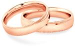 SAVICKI Verighete: aur roz, semicirculare, 4 mm - savicki - 9 993,00 RON