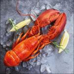 Ambiente Fresh Lobster papírszalvéta 33x33cm, 20db-os - szep-otthon