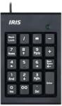 Iris B-15 USB fekete numerikus billentyűzet (B-15) - mentornet