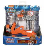 Paw Patrol Set masinuta cu figurina, Paw Patrol, Rescue Knights Zuma, 20133701 Figurina