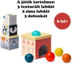 Taf Toys Toys kockapiramis Északi Sark - érzékfejlesztő labdákkal 12735