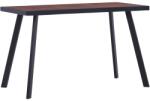 vidaXL Masă de bucătărie, lemn închis & negru, 120 x 60 x 75 cm, MDF (281862)