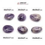 Palm Stone Ametist Chevron Neregulat 35-46 x 26-32 x 17-27 mm (XL) - Unicat