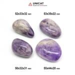 Palm Stone Ametist Chevron Neregulat 50-55 x 32-44 x 20-32 mm (XXL) - Unicat