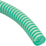 AquaFix Furtun abs. cu spira verde din PVC 32 mm 1 1/4 x 50 m (520032)