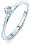 SAVICKI Inel de logodnă The Light: aur alb, diamant - savicki - 3 744,00 RON