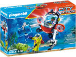 Playmobil Expeditori Subacvatici Cu Submarin Cu Clesti (70142)