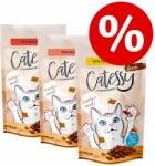 Catessy Икономична опаковка: Catessy Crunchy Snacks с пълнеж 3 x 65 г - сьомга, витамини и омега 3