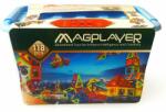 Magplayer Joc de constructie magnetic - 118 piese (MPT-118) - ookee Jucarii de constructii magnetice