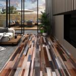 vidaXL Plăci de pardoseală autoadezive, multicolor, 5, 02 m2, PVC, 2 mm (146565)