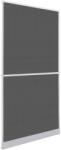 vidaXL Plasă insecte cu balamale pentru uși, alb, 100 x 215 cm (141563) - vidaxl
