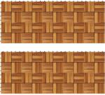 vidaXL Set dale din lemn de acacia, 30 x 30 cm, 20 buc (271792)