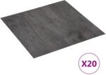 vidaXL Plăci de pardoseală autoadezive, 20 buc. , maro, PVC, 1, 86 m2 (330162)
