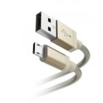 Hama Cablu de date Hama 00183335, USB - microUSB, 1.5m, Gold (00183335)