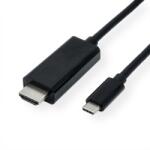 Cablu USB tip C la HDMI 4K30Hz T-T 1m Negru, S3730 (S3730-10)