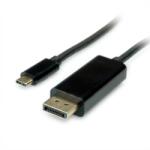  Cablu USB type C la Displayport 4K30Hz 1m T-T Negru, S3732 (S3732-10)