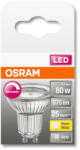 OSRAM Superstar dimmelhető 230V LED PAR16 spot, üveg ház, 7, 9W 650lm 2700K GU10, átlagos élettartam: 25000 óra, fényszín: meleg fehér LED SST PAR16 DIM 80 120° 7, 9W 2700K GU10 ( 4058075433687 ) (405807543