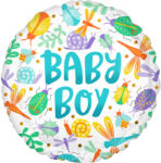 Anagram Balon folie Baby Boy, flori, 45 cm
