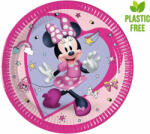 Procos S. A Party tányér, Minnie Junior, 8 db/cs, 20cm
