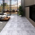 vidaXL Plăci de pardoseală, gri ciment, 5, 26 m2, 2 mm, PVC (146566)