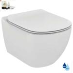 Ideal Standard Wc soft close ülőkével falra szerelhető Ideal Standard Tesi fehér színben fényes felülettel hátsó kifolyással SIKOSIST0078 (SIKOSIST0078)