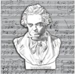 AMBIENTE Szalvéta 33x33cm 20db/csomag Beethoven (PPD.C1333507)