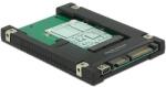 Delock 2.5 -os SATA-átalakító, 22 tus / USB 2.0 Mini-B típusú > 1 x mSATA / Mini PCIe-nyílás (62853)