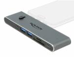 Delock Dokkoló állomás dupla USB Type-C valamint HDMI / USB 3.2 / SD / PD 3.0 csatlakozókkal (87752)
