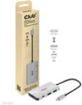 Club 3D CLUB3D USB Gen2 Type-C PD Charging Hub to 2x Type-C 10G ports and 2x USB Type-A 10G ports (CSV-1543) - vexio