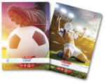 Herlitz Caiet Herlitz A5, 48 file, 70 g/mp, dictando, colturi rotunjite, Motiv fotbal (9489040)