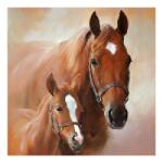 AMBIENTE Szalvéta 33x33cm 20db/csomag Horse with Foal, Ló csikóval (AMB.13307350)