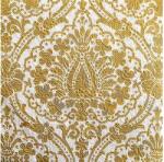 AMBIENTE Szalvéta 33x33cm 20db/csomag Elegance Jaipur White/Gold, Elegáns fehér/arany (AMB.13307383)