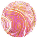 Amscan Balon folie efect marbelz marmura roz 43 cm