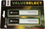 Corsair Value Select 16GB (2x8GB) DDR3 1333MHz CMV16GX3M2A1333C9
