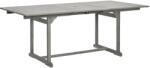 vidaXL Masă de grădină, (150-200)x100x75 cm, lemn masiv de acacia (316571) - vidaxl